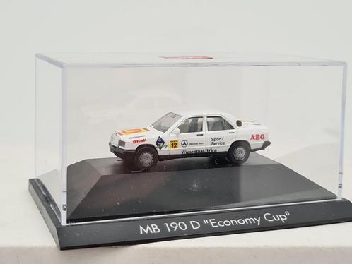 Mercedes Benz 190D - Herpa 1/87, Hobby en Vrije tijd, Modelauto's | 1:87, Zo goed als nieuw, Auto, Herpa, Verzenden