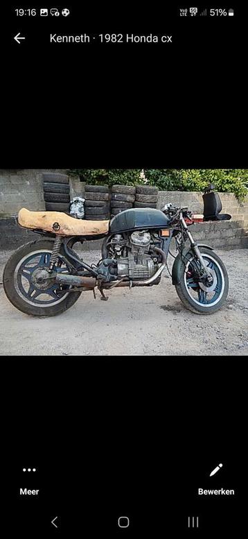 Project cafe racer  honda cx500, Motoren, Particulier