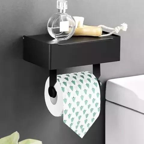 Nieuwe toilet rolhouder met houder voor mobiel en natte doek, Maison & Meubles, Salle de bain | Linge de bain & Accessoires, Neuf