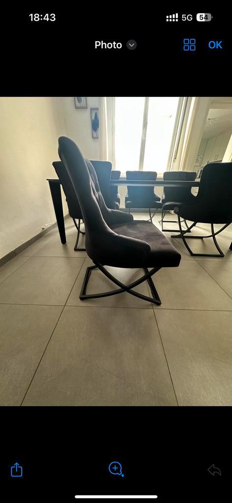 zwarte eetkamerstoel, Huis en Inrichting, Stoelen, Zo goed als nieuw, Zwart, Ophalen