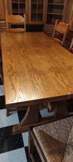 table de salle à manger, Maison & Meubles, Enlèvement, Utilisé, 4 à 6 chaises, Ancien