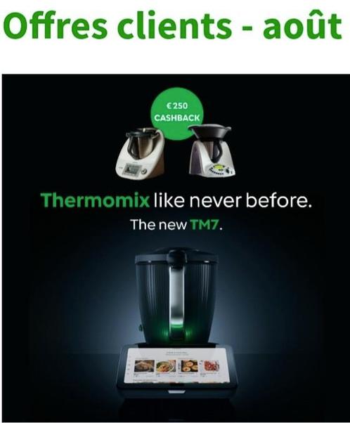 THERMOMIX TM7  0475 429 420, Elektronische apparatuur, Keukenmixers, Nieuw, 2 tot 3 liter, 3 snelheden of meer, Vaatwasserbestendig