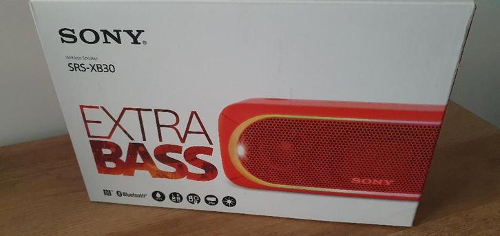 Haut-parleur Bluetooth Sony SRS-XB30, TV, Hi-fi & Vidéo, Enceintes, Neuf, Haut-parleur central, Moins de 60 watts, Sony, Enlèvement ou Envoi
