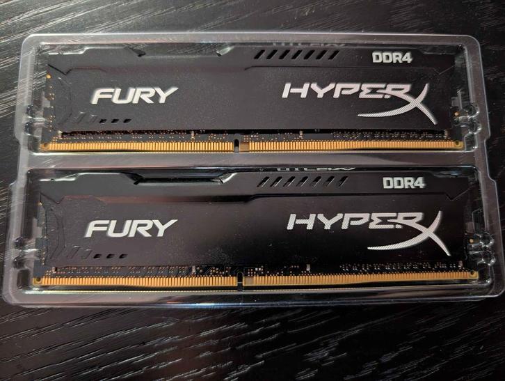 HyperX Fury DDR4 RAM – 16GB (2x8GB) 2133MHz, Informatique & Logiciels, Mémoire RAM, Utilisé, Desktop, 16 GB, DDR4, Enlèvement