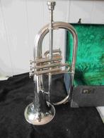 Bugel C.Mahillon Brussel, Muziek en Instrumenten, Blaasinstrumenten | Hoorns, Ophalen of Verzenden, Gebruikt, Bes-hoorn, Met koffer