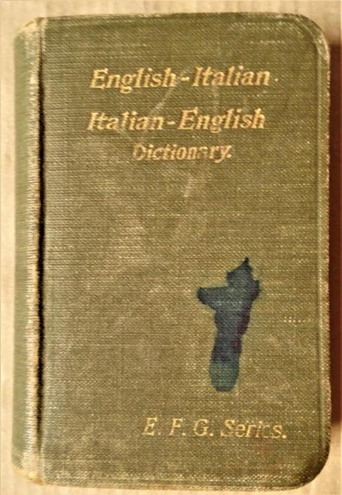 Pocket dictionary of the English and Italian languages -1901, Livres, Dictionnaires, Utilisé, Autres langues, Autres éditeurs