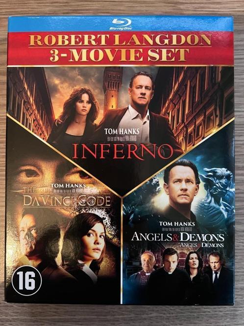 Da Vinci Code/Angels & Demons/Inferno, CD & DVD, Blu-ray, Comme neuf, Action, Coffret, Enlèvement ou Envoi