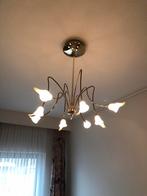 Lustre doré à 8 bras, Maison & Meubles, Enlèvement, Utilisé, Métal