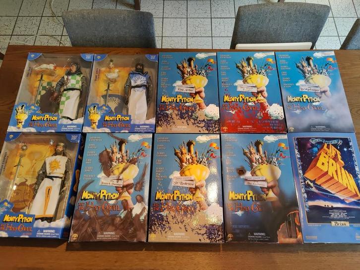 Monty Python figuren van Sideshow uit 2002, Enfants & Bébés, Jouets | Figurines, Comme neuf, Enlèvement ou Envoi