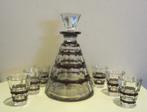 Antiek art deco set Val ST Lambert: Charles Graffart, 1920, Antiek en Kunst, Verzenden