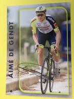 wielerkaart  2022 team wanty  aime de gendt signe, Verzenden, Zo goed als nieuw