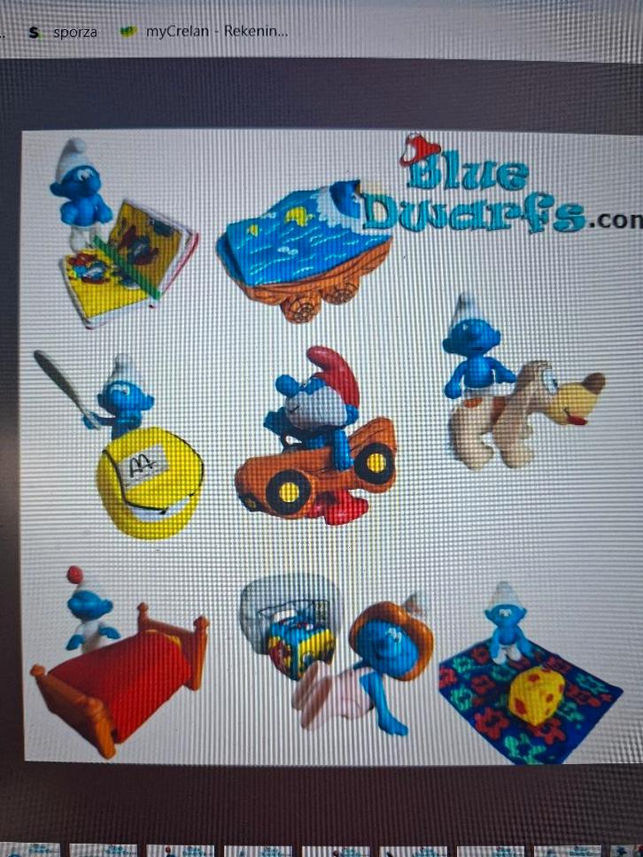Smurfen McDonalds Happy Meal 2002 NIEUW, Collections, Schtroumpfs, Neuf, Enlèvement ou Envoi