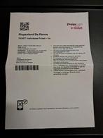 te koop : 2 tickets voor Plopsaland De Panne, Twee personen, Ticket of Toegangskaart