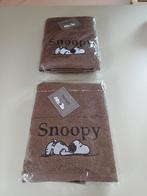 2 splinternieuwe snoopy handdoek met washandje, Ophalen of Verzenden, Nieuw, Handdoek