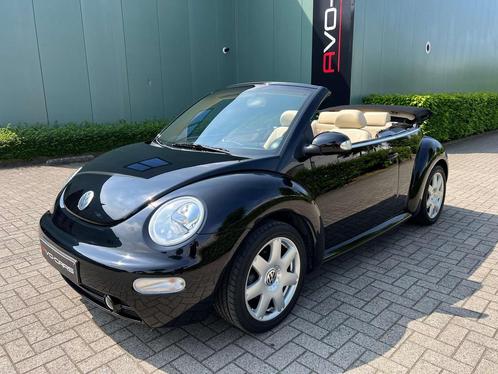 Volkswagen New Beetle 2.0i Cabrio Automaat + Leder + Airco +, Autos, Volkswagen, Entreprise, Achat, Coccinelle, ABS, Airbags, Air conditionné