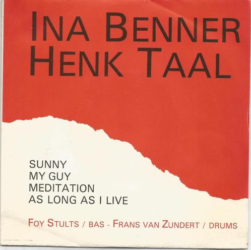 Ina Benner , Henk Taal - vinyl single, Cd's en Dvd's, Vinyl Singles, Gebruikt, Single, Jazz en Blues, 7 inch, Ophalen of Verzenden