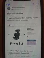 Twee autostoelen, Ophalen, Zo goed als nieuw