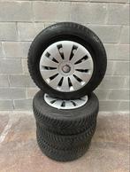 Jantes en tôle Mercedes 15 pouces + Pneus Hiver Falken, Auto-onderdelen, Banden en Velgen, Ophalen, Gebruikt, 15 inch, Winterbanden