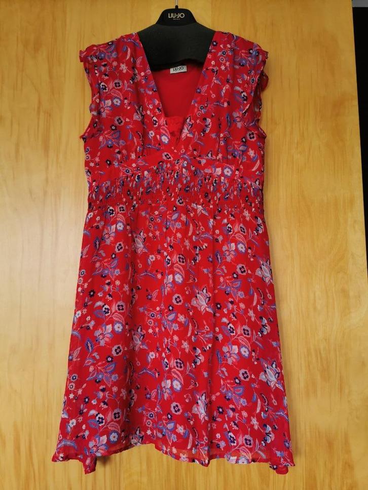 Zomerjurk Liu Jo - maat 44, Kleding | Dames, Jurken, Zo goed als nieuw, Maat 42/44 (L), Rood, Boven de knie, Ophalen of Verzenden