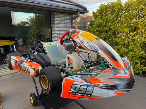 Tony kart met rotax max dd2 evo motor, Sport en Fitness, Karting, Zo goed als nieuw, Kart, Ophalen