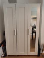 IKEA kledingkast met spiegel en opbergruimte, Ophalen, Zo goed als nieuw