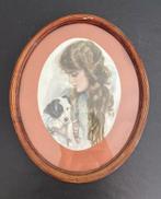 Portret meisje met hond, Ophalen