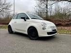 Fiat 500 /2011/ TwinAir/ 0.9 Benzine /, Voorwielaandrijving, 875 cc, Leder en Stof, Wit