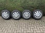 4 winterbanden op velg : 195/65 R15, 15 inch, Banden en Velgen, Gebruikt, Personenwagen