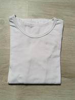 Witte longsleeve - maat 128, Ophalen of Verzenden, Gebruikt, Jongen of Meisje, Shirt of Longsleeve