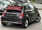 | Fiat 500 Cabrio | Euro 6b | Automaat | Navigation |, Auto's, Automaat, 4 zetels, Zwart, Bedrijf