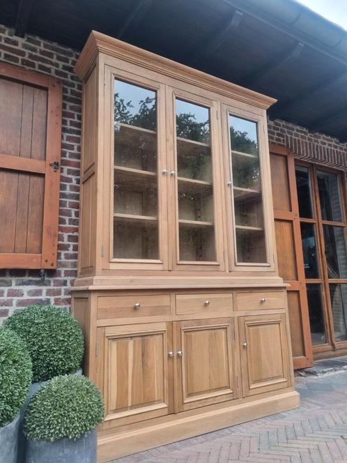 Eiken buffetkast/vitrinekast GRATIS LEVERING, Huis en Inrichting, Kasten | Buffetkasten, Zo goed als nieuw, Ophalen of Verzenden