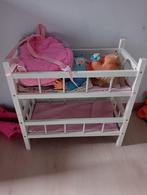 Poppen stapelbed met pop en rugzakje, Kinderen en Baby's, Ophalen, Gebruikt, Babypop