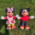 Mickey en Minnie Mouse knuffels /poppen, Collections, Disney, Peluche, Mickey Mouse, Utilisé, Enlèvement ou Envoi