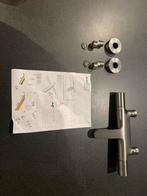Blaufoss Apollo badkraan thermostatisch Brushed GunMetal, Ophalen, Nieuw