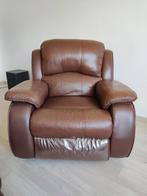 leren zetel met relax functie, Huis en Inrichting, Ophalen, Zo goed als nieuw, Leer, 50 tot 75 cm