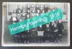 Haringe, Poperinge 1910, photo de classe, Avant 1940, Photo, Utilisé, Autres sujets/thèmes