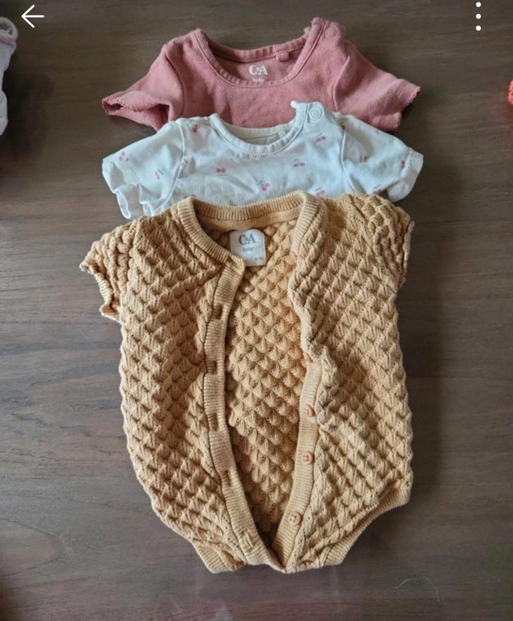 Bundel babykleding mt 50 en mt 56, Kinderen en Baby's, Babykleding | Maat 50, Zo goed als nieuw, Ophalen
