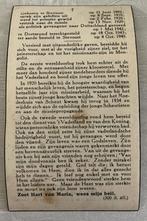 Politiek gevangene Duitsland terechtgesteld (1945), Verzamelen, Ophalen of Verzenden, Bidprentje