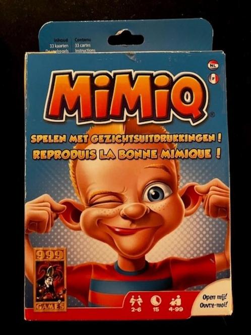 Gezelschapsspel - 999 Games - Mimiq, Hobby & Loisirs créatifs, Jeux de société | Jeux de cartes, Utilisé, 1 ou 2 joueurs, Trois ou quatre joueurs