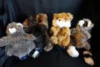 pluche handpop met lange staart : wasbeer , hond , .., Kinderen en Baby's, Ophalen of Verzenden, Gebruikt, Overige typen