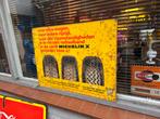 Vintage MICHELIN oud reclamebord, Verzamelen, Ophalen, Gebruikt, Reclamebord