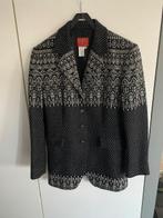 Zwarte blazer met print KENZO JUNGLE 100 % wol: maat 40, Kleding | Dames, Maat 38/40 (M), Kenzo, Zwart, Ophalen of Verzenden