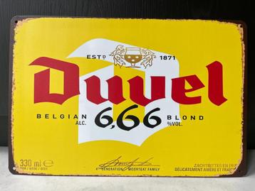 Reclamebord Duvel 6,66% beschikbaar voor biedingen