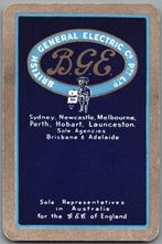 speelkaart - LK13309 - General Electric, Verzamelen, Speelkaarten, Jokers en Kwartetten, Verzenden, Zo goed als nieuw, Speelkaart(en)