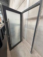 Inkomdeur PVC 108x223cm Antracietgrijs RAL7016, 75 à 150 cm, Chambranle de porte, Synthétique, Enlèvement