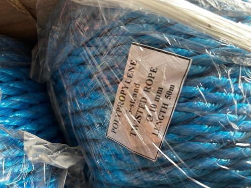 NIEUW POLYPROPYLEENKOORD 10MM - Rol 50m - 50% - 72 rollen, Doe-het-zelf en Bouw, Overige Doe-Het-Zelf en Bouw, Nieuw, Ophalen