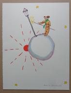 ANTOINE DE SAINT-EXUPERY / PETIT PRINCE / KLEURLITHO 40x31cm, Ophalen of Verzenden