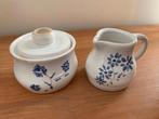 handgedraaid keramiek suikerpotje en melkpotje, Ophalen of Verzenden