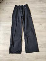 wide leg jeans Bershka confectiemaat 34 in nieuwstaat, W27 (confection 34) ou plus petit, Comme neuf, Noir, Enlèvement ou Envoi