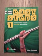 Dwarsfluit Easy Steps 1 bladmuziek / CD's, Musique & Instruments, Partitions, Utilisé, Enlèvement ou Envoi, Classique, Flûte traversière ou Piccolo